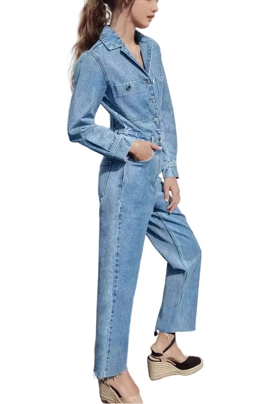 Combinaison En Jean Manche Longues - Rivoli