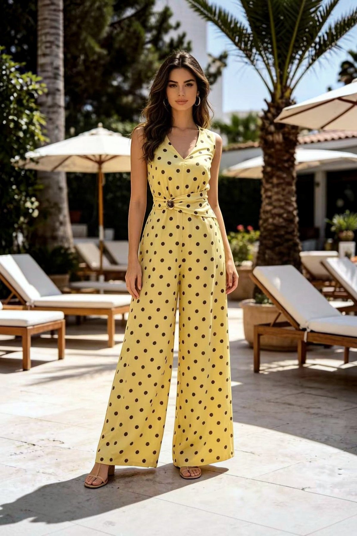Combinaison à Pois Femme – La Tropézienne