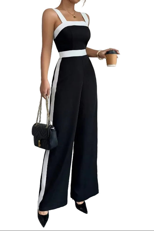 Combinaison Noire & Blanc : L'Élégance Bicolore Absolue