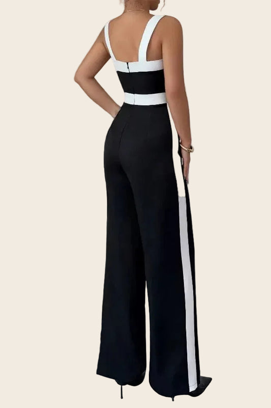 Combinaison Noire & Blanc : L'Élégance Bicolore Absolue