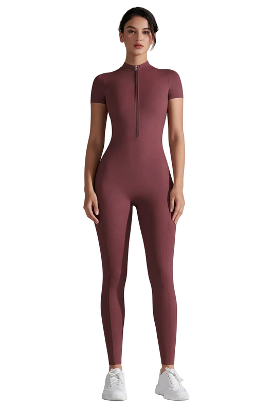 Combinaison Yoga Femme manche courte pour une Liberté de Mouvement